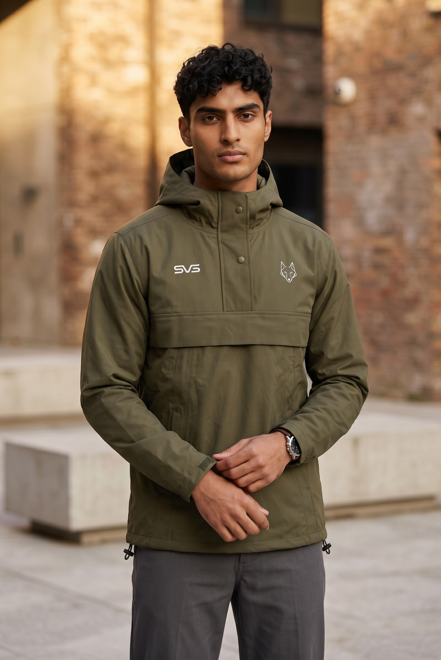 SAVAG3 ANEMOI™ Men's Performance Anorak Jacket | Lightweight Hooded Windbreaker