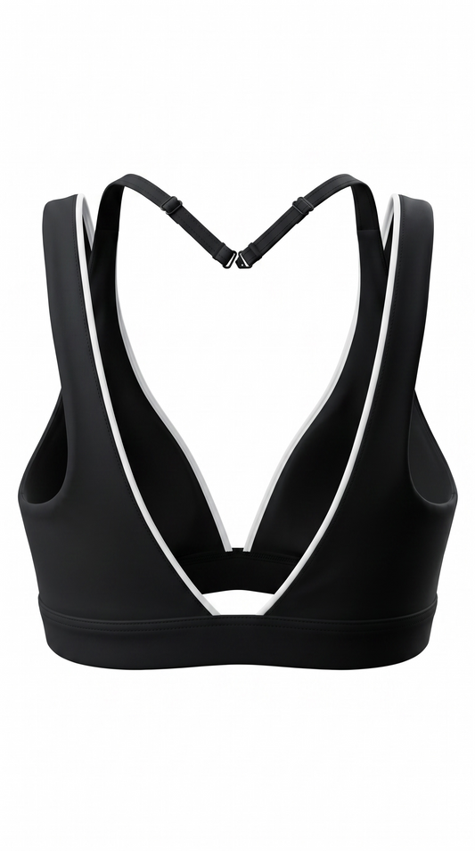 SAVAG3 ATHENA Women's Performance Sports Bra | Premium Cross-Back Activewear Top