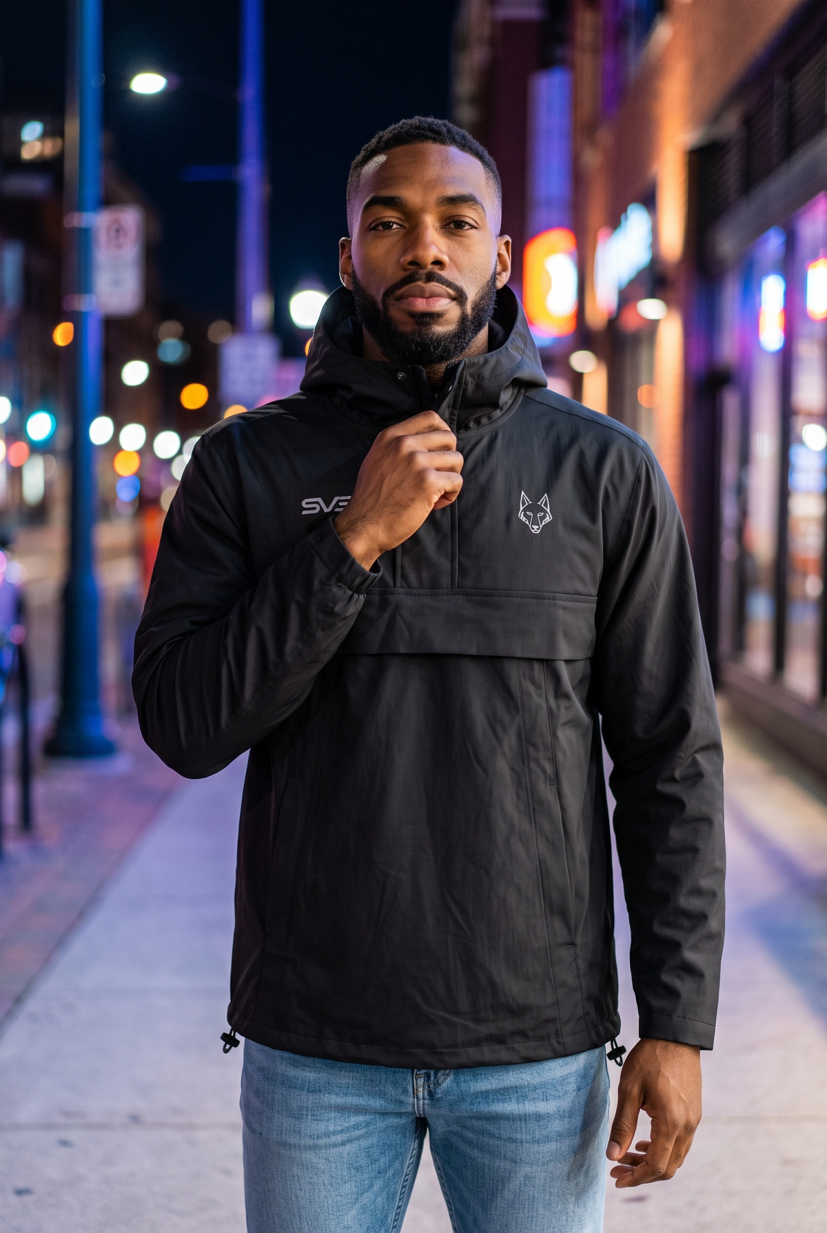SAVAG3 ANEMOI™ Men's Performance Anorak Jacket | Lightweight Hooded Windbreaker
