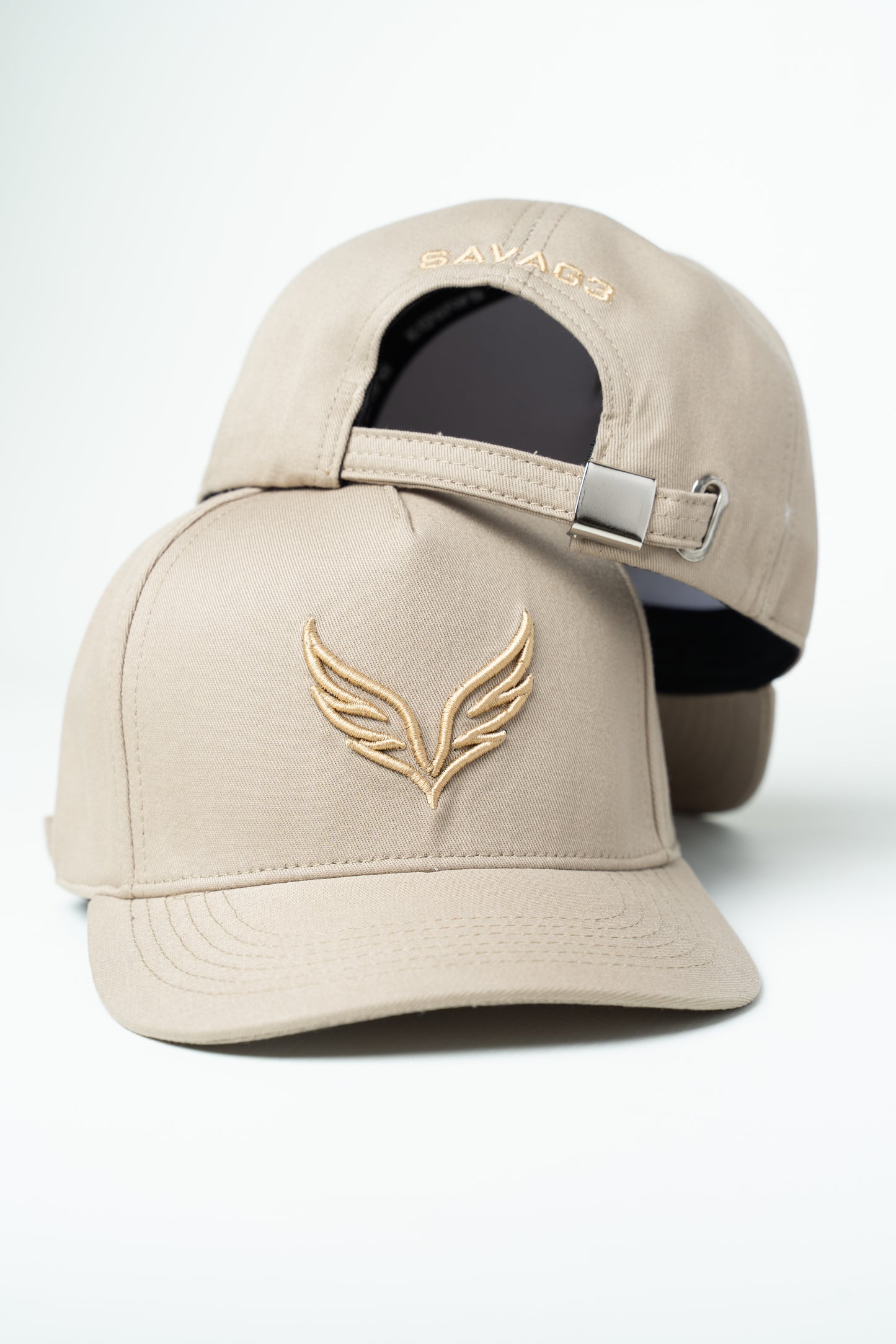 Premium black SAVAG3 Classic Cotton Cap with embroidered logo and minimalist everyday design.

