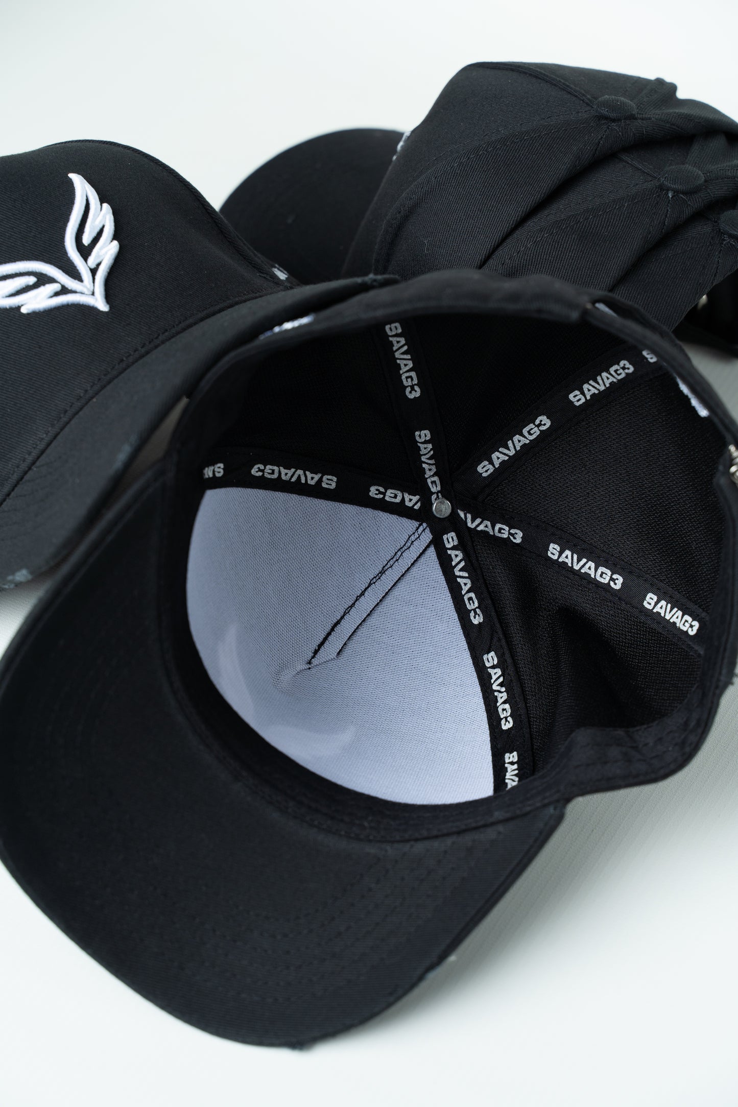 Premium black SAVAG3 Classic Cotton Cap with embroidered logo and minimalist everyday design.